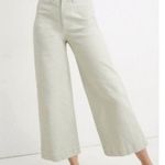 Madewell high rise crop jean wide leg light green size 24 Photo 0