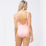 l*space L* Float On One Piece Swimsuit Crystal Pink Size 6, NWOT Spring Pastel Swim Photo 11