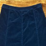 Croft & Barrow navy blue corduroy skirt Photo 1