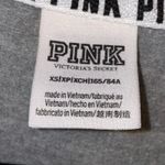 PINK - Victoria's Secret VS Pink Gray Long Sleeve Sweatshirt Photo 2