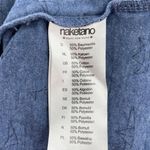 Naketano Sailboat Paper Boat Blue Blouse Top Short Sleeve Novelty Print Size S Photo 10