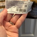 Mango Striped Knit Sweater Vest - Pink, Blue, Brown | Size Small Color Photo 4