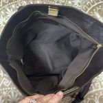 ONNA EHRLICH Black Leather MADISON Tote Satchel Handbag Purse Brown Photo 8