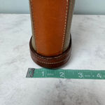 Dooney & Bourke Vintage 80’s Leather Bag Taupe British Tan Photo 15