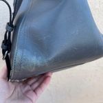 Alexander McQueen women’s Inside Out gray calfskin leather shopper tote bag Photo 6