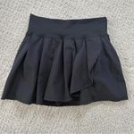 JoyLab  High-Rise Faux Wrap Pleated Skorts Black XS Photo 1