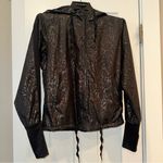 Zyia Active black leopard print bomber jacket windbreaker XS Photo 1