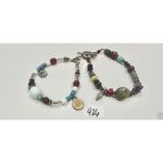 Mixed stone and bead bracelet silver Photo 5