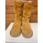Kookaburra Tall Leather Suede Boot Sz 9 Tan Photo 7
