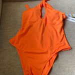 Lucky Brand Swimsuit, Tangerine One Piece Swimwear Photo 4