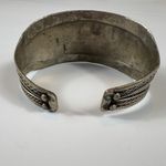 Vintage Tibetan Style Silver Tone Cuff Bracelet‎ Om Mani Padme Hum Mantra Photo 4