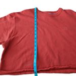 Champion Women's Orange Cropped Crewneck Sweatshirt Size Large Photo 4