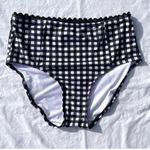 Lime Ricki  Black and White Gingham Bikini Set Photo 2