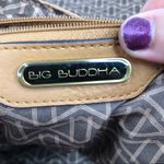 Big Buddha | Brown Braided Overlay Crossbody Bag Photo 5