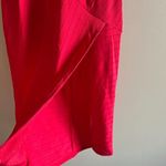 ASOS  Choker Bandage Plunge Midi Dress Red Womens‎ Size 2 Cutout Front Sleeveless Photo 5