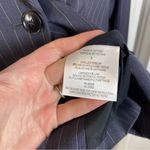 Theory ‎ Blazer Gabe B 2 Urban Navy Pinstripe 1-Button Virgin Wool size 2 Office Photo 4
