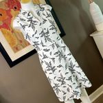 T Tahari TAHARI Linen Blend Sleeveless Shirt Dress Size 12 Photo 2