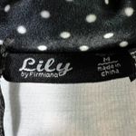 NWT Lily by Firmiana Gray Velvet Polka Dot Floral Long Coat Women's M Whimsy Size M Photo 3