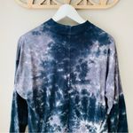 Free People  Be Free Tie Dye Oversize Long Sleeve T-Shirt Charcoal Combo … Photo 5