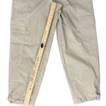 Athleta  Beige Khaki Cascade High Rise Cargo Poplin Pants size XXS 2XS NEW Tags Photo 4