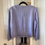 St. John  Button Up Cardigan Sweater Size XL Color Purple Gold Photo 4