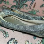 Lower East Side  Women Glitter Metallic Shoes Neutral Ballet Flats Gold Slides 7M Photo 2