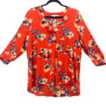 Rose + Olive Rose‎ And Olive Boho Blouse Red Large Photo 0