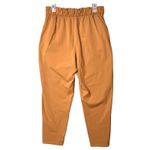 Lululemon Pants Womens 10 Mustard High Rise Tapered Paperbag Waist Pockets Ankle Brown Photo 2