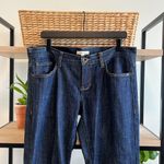 CAbi  Mid-Rise Dark Wash #175 Straight Leg Jeans, 10 Photo 1