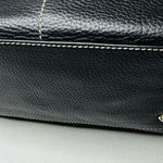 Dooney & Bourke Black Pebble Grain Double Pocket Satchel Zipper Shoulder Handbag Photo 11