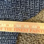 Ming Wang  Heritage Fit Cardigan Size PL Navy Blue & White Sweater Coastal NWT Photo 13