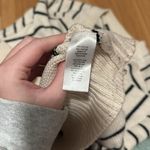 T Tahari  Cream and Black Striped Sweater Photo 2