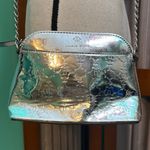 Nanette Lepore Silver and Cream Crossbody Bag Photo 1