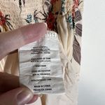 Taylor & Sage Beige Pink Floral Rose Smocked Shift Dress M Lined Cottagecore Photo 4