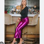 Buddy Love Metallic Electric Pink Pants 24 NWT Photo 1