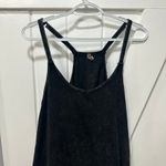 Free People Womens Hot Shot Romper Medium Gray Mini Acid Wash Dress Photo 3