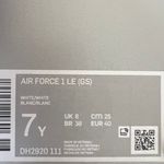 Nike New Air Force 1 LE Low Triple White GS Photo 10