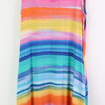 cupio  Petite Striped‎ Sleeveless Dress Multicolor Size PS Photo 0