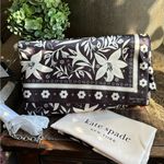 Kate Spade Authentic  Satin/Crystals bandana clutch/Shoulder bag Photo 0