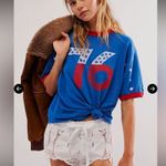 Free People NWOT ragabound Lost & Found Ringer Tee Photo 0