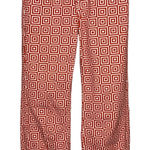 The Ragged Priest  Red White Geometric Print Baggy Dad Jeans‎ Fit Size 26 Photo 0