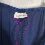 Lascana‎ blue velvet ruffle dress Size 6 Photo 2