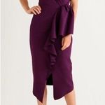 Elliatt  Reception Cascade Ruffle Strapless Cocktail Dress Photo 0