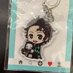 NEW Chibi Demon Slayer Tanjiro Kamado Keychain Charm Photo 0