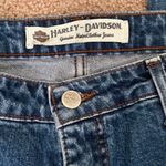 Harley Davidson Distressed Blue Jeans Size 10 Photo 1
