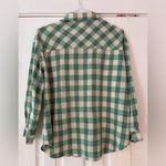 Akaiv  Plaid Button Down Shirt - Green‎ and Blue Size Small EUC Photo 1