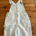 H.L. Spencer Ltd. White ramie cotton Overalls shorts medium vintage Photo 0