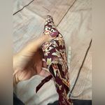 Vera Bradley  Maroon Medallion Wallet Quilted Zip Around Wristlet Retired READ Photo 1