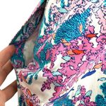 Vineyard Vines  Ocean Life Strapless Coral Reef Print Dress Pink Blue Size 00 Photo 7