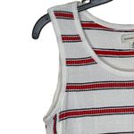 Max Studio Striped Ribbed Stretch Tank Dress Sleeveless Scoop Neck Women Small Photo 3